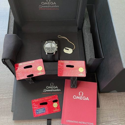 Omega Speedmaster Professional Moonwatch Chronograph Hesalite Nylon Strap