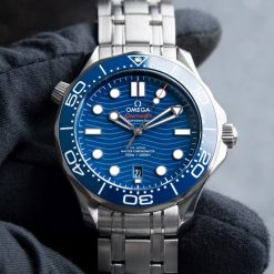 Omega Seamaster Diver 300 M Blue Ceramic 2023 Bracelet NATO Chronometer 42