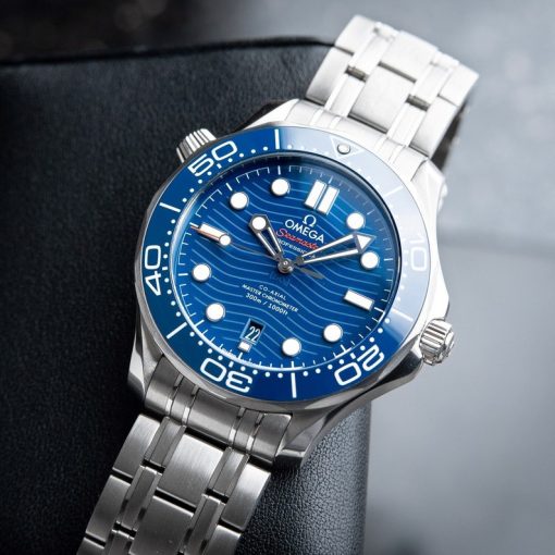 Omega Seamaster Diver 300 M Blue Ceramic 2023 Bracelet NATO Chronometer 42