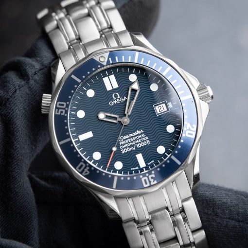 OMEGA Seamaster SMP Diver Date Blue Ceramic Steel James Bond Automatic