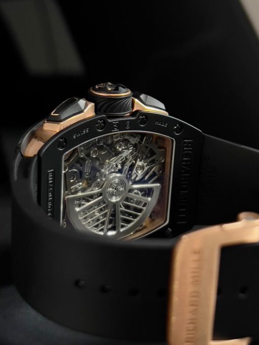 Richard Mille , Straps Watch ,RM 72-01 Black ceramic Lifestyle In-House Chronograph