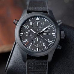 WC Double Chronograph Pilot’s Watch Double Split Seconds Top Gun Black Ceramic