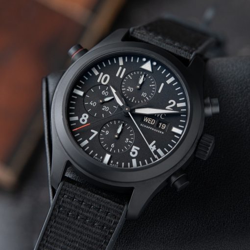 WC Double Chronograph Pilot’s Watch Double Split Seconds Top Gun Black Ceramic