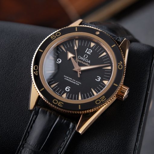 Omega Seamaster 300 Master Co-Axial Chronometer Sedna Rose Gold