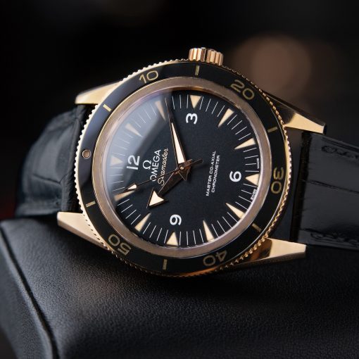 Omega Seamaster 300 Master Co-Axial Chronometer Sedna Rose Gold