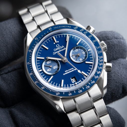 Omega Speedmaster Two Counters Co-Axial Titanium Chronograph Blue Ceramic