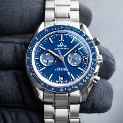 Omega Speedmaster Two Counters Co-Axial Titanium Chronograph Blue Ceramic