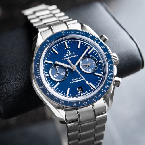 Omega Speedmaster Two Counters Co-Axial Titanium Chronograph Blue Ceramic