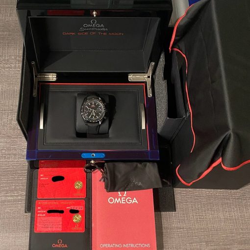 Omega Speedmaster Dark Side Of The Moon Black Ceramic Chronograph 9300 Set