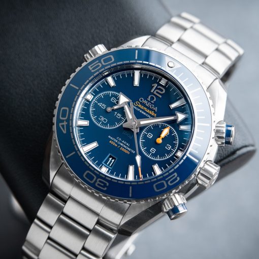 Omega Seamaster Planet Ocean SMP Chronograph Diver Blue Ceramic Bracelet