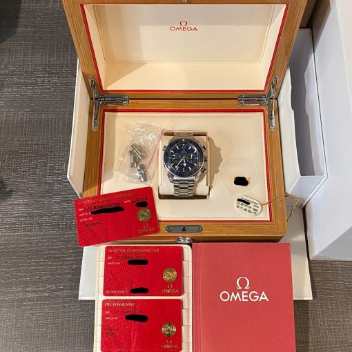 Omega Seamaster Planet Ocean SMP Chronograph Diver Blue Ceramic Bracelet