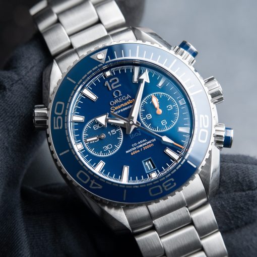 Omega Seamaster Planet Ocean SMP Chronograph Diver Blue Ceramic Bracelet