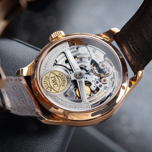 IWC Portugieser Perpetual Calendar Automatic Rose Gold Black Dial IW503202