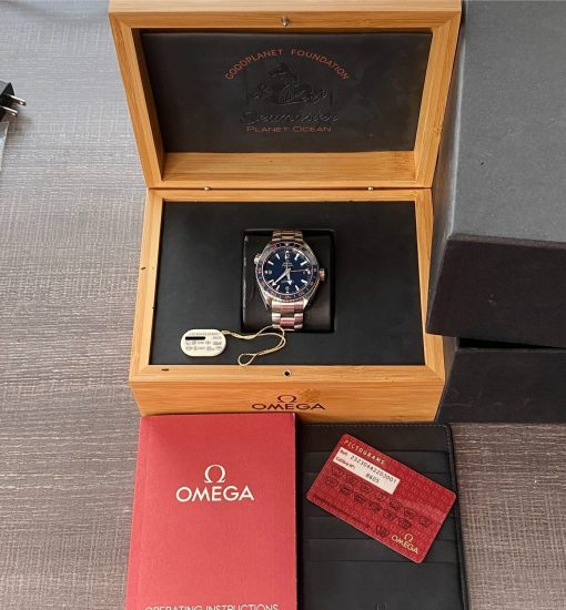 Omega Seamaster Planet Ocean 600M Good Planet Diver Blue Bracelet 43.5mm