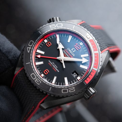 Omega Seamaster Professional Deep Black Red Diver 600M SMP Ceramic 45.5mm