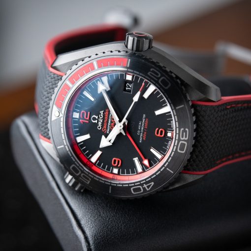 Omega Seamaster Professional Deep Black Red Diver 600M SMP Ceramic 45.5mm