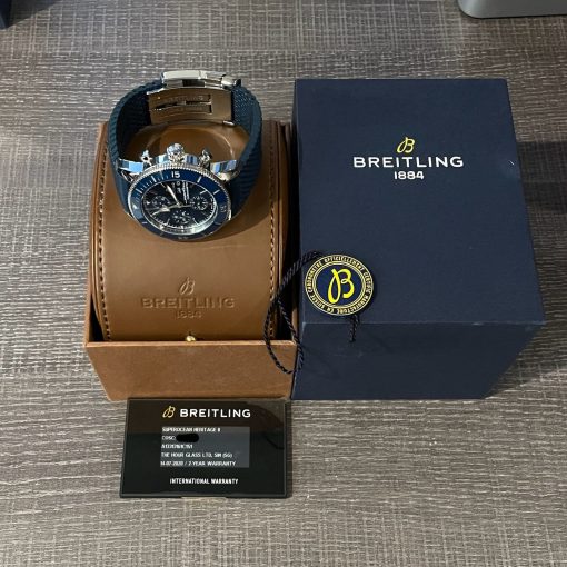 Breitling Superocean Heritage II 44 Chronograph Blue Dial Ceramic A13313