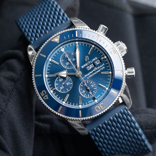 Breitling Superocean Heritage II 44 Chronograph Blue Dial Ceramic A13313