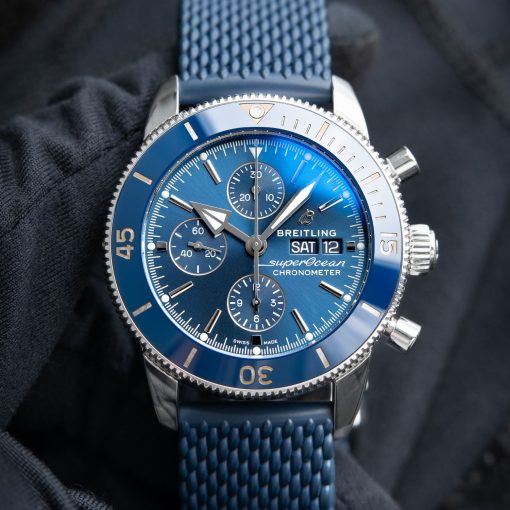 Breitling Superocean Heritage II 44 Chronograph Blue Dial Ceramic A13313