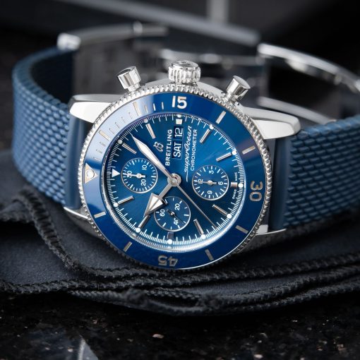 Breitling Superocean Heritage II 44 Chronograph Blue Dial Ceramic A13313