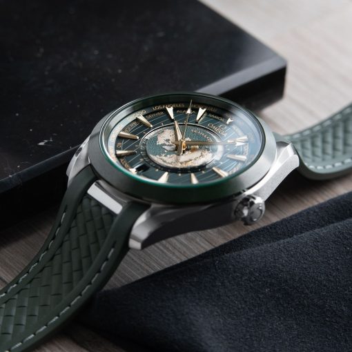 Omega Seamaster Aqua Terra Worldtimer Green Bracelet & Strap GMT Co-Axial