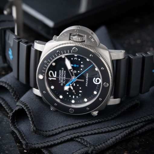 Panerai Luminor Submersible Flyback Chronograph 2022 Titanium Black PAM615