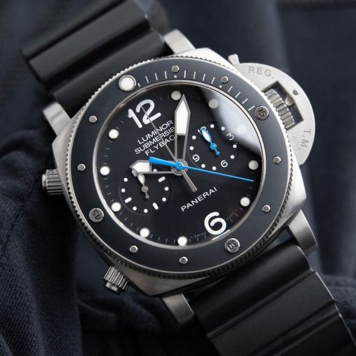 Panerai Luminor Submersible Flyback Chronograph 2022 Titanium Black PAM615