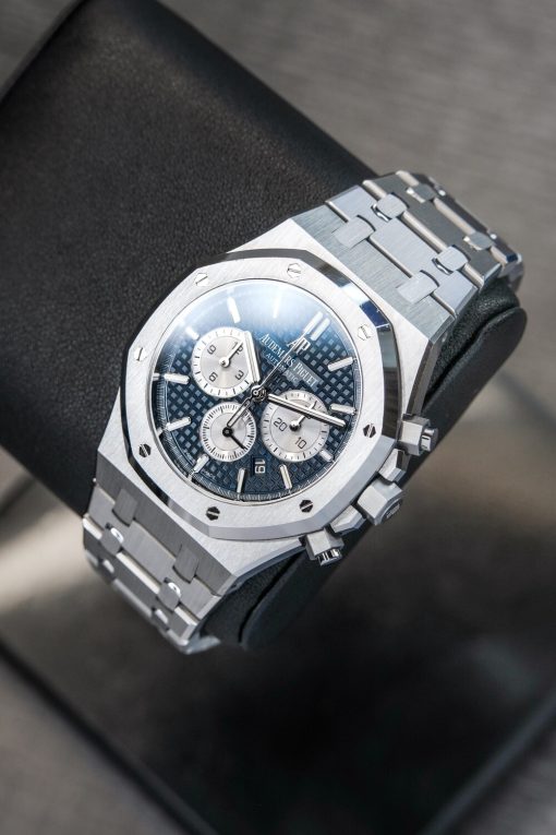 Audemars Piguet Royal Oak Chronograph Blue Dial 41mm Steel Watch