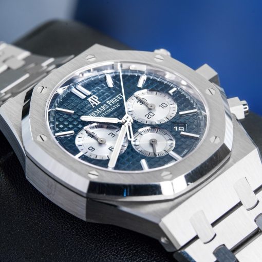 Audemars Piguet Royal Oak Chronograph Blue Dial 41mm Steel Watch