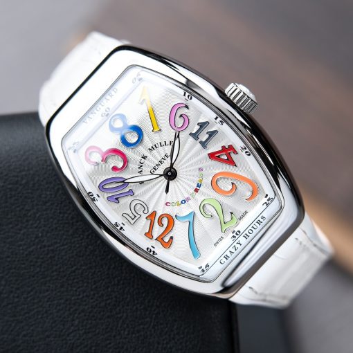 Franck Muller Vanguard Crazy Hours RARE Color Dreams Steel Automatic