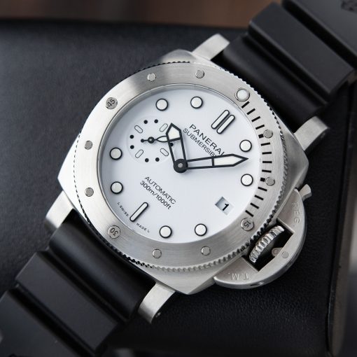 Panerai Submersible White Dial Stainless Steel Pam1223