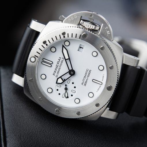 Panerai Submersible White Dial Stainless Steel Pam1223