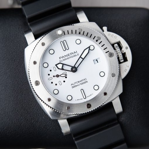 Panerai Submersible White Dial Stainless Steel Pam1223