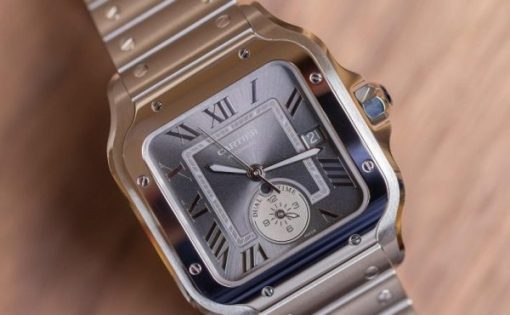 Cartier Add Dual Time Travel Complication to Santos Pilot’s Watch