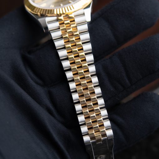 Rolex Datejust 41 Silver Dial Jubilee Bracelet Fluted Bezel Two Tone Gold