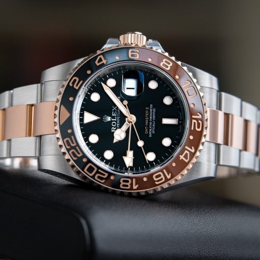 Rolex GMT-Master II UNWORN 3/2023 Rootbeer Steel Rose Gold Black Dial