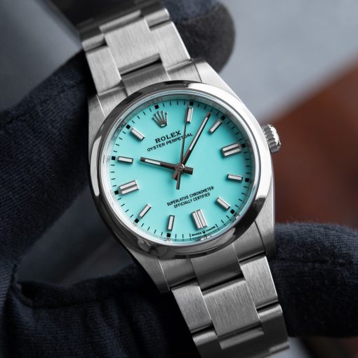 Rolex Oyster Perpetual 36 36mm Turquoise Dial Automatic Steel 126000