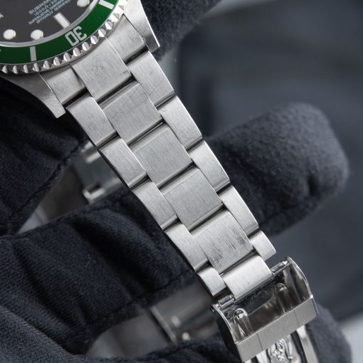 Rolex Submariner Oyster Perpetual Kermit 2006 Black Dial Green Aluminum Bezel Steel 40