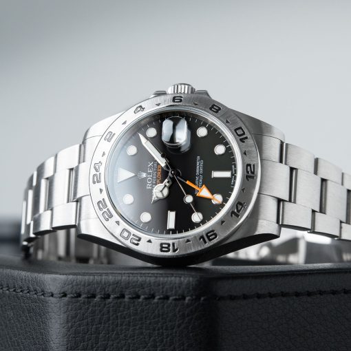 Rolex Explorer II Black Dial Oyster GMT 42mm Steel Automatic Set 216570