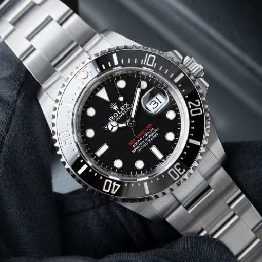 Rolex Sea-Dweller Oyster Perpetual Diver Black Ceramic Steel Bracelet 43mm