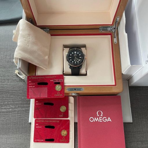 OMEGA Seamaster Professional Diver 300M SMP Rose Gold Ceramic Black 43.5mm