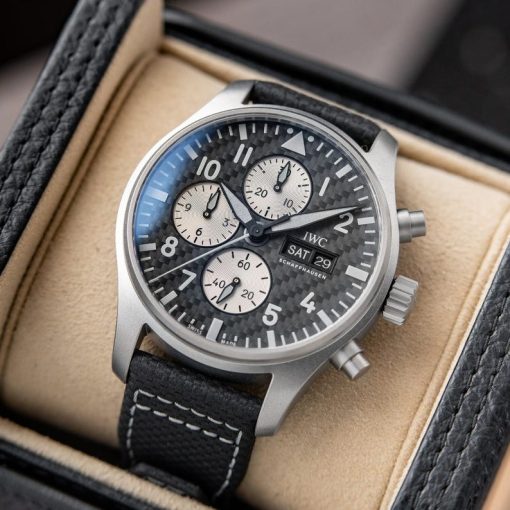 IWC Pilot’s Watch Chronograph “AMG” Edition UNWORN Carbon Fiber