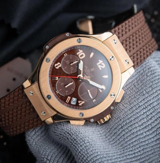 Hublot Big Bang Rose Gold Chocolate Dial 41mm