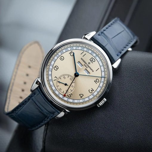 Vacheron Constantin Historiques 1942 Triple Calendrier Ivory Silver Blue