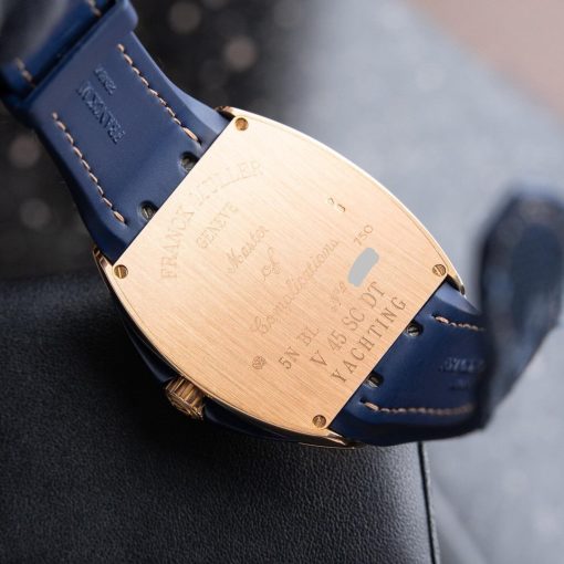 Franck Muller Vanguard Yachting Rose Gold White Dial V 45mm