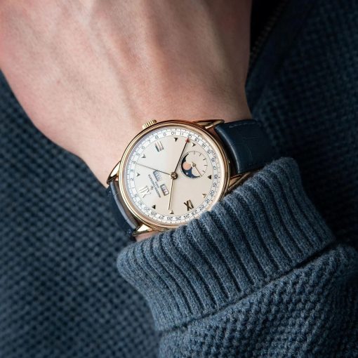 Vacheron Constantin Historiques 1948 Triple Calendar Blue Limited Edition Rose Gold Set