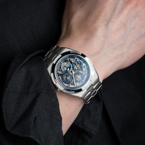 Vacheron Constantin Perpetual Calendar Ultra-Thin White Gold Skeleton