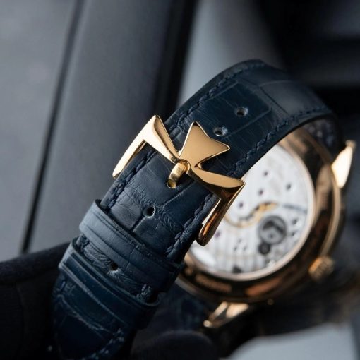Vacheron Constantin Historiques 1948 Triple Calendar Blue Limited Edition Rose Gold Set