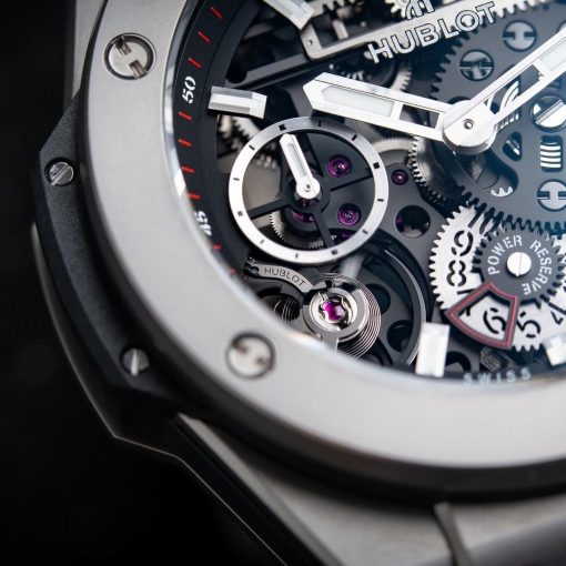 Strap watches – Hublott Big Bang Meca-10 Days Power Reserve Titanium Skeleton Openworked 45
