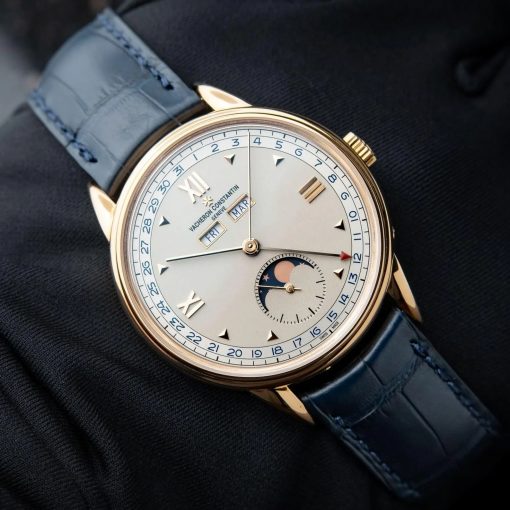 Vacheron Constantin Historiques 1948 Triple Calendar Blue Limited Edition Rose Gold Set